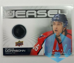 2010-11 Shaone Morrisonn UD Game Jersey Card Hockey GJ-SH Washington Capitals